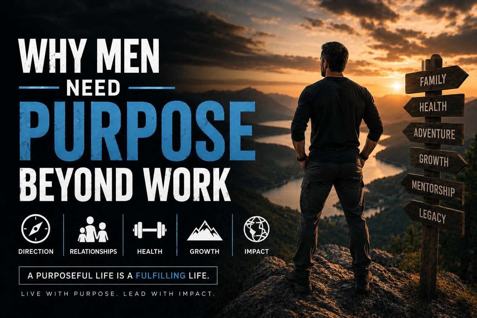 Why Men Need Purpose Beyond Work